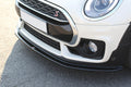 Maxton Design Street+ Spoilerlippe Front Ansatz V.1 passend für MINI CLUBMAN S MK2 (F54) JCW schwarz Hochglanz