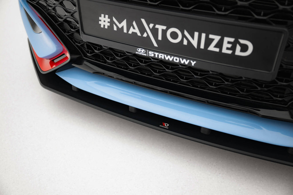 Maxton Design Street Pro Street+ Spoilerlippe Front Ansatz passend für Hyundai Veloster N Mk2