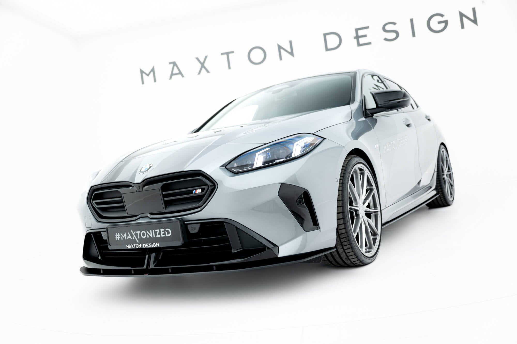 Maxton Design Street Pro Street+ Spoilerlippe Front Ansatz passend für BMW 2 M-Paket / M235i Gran Coupe F74
