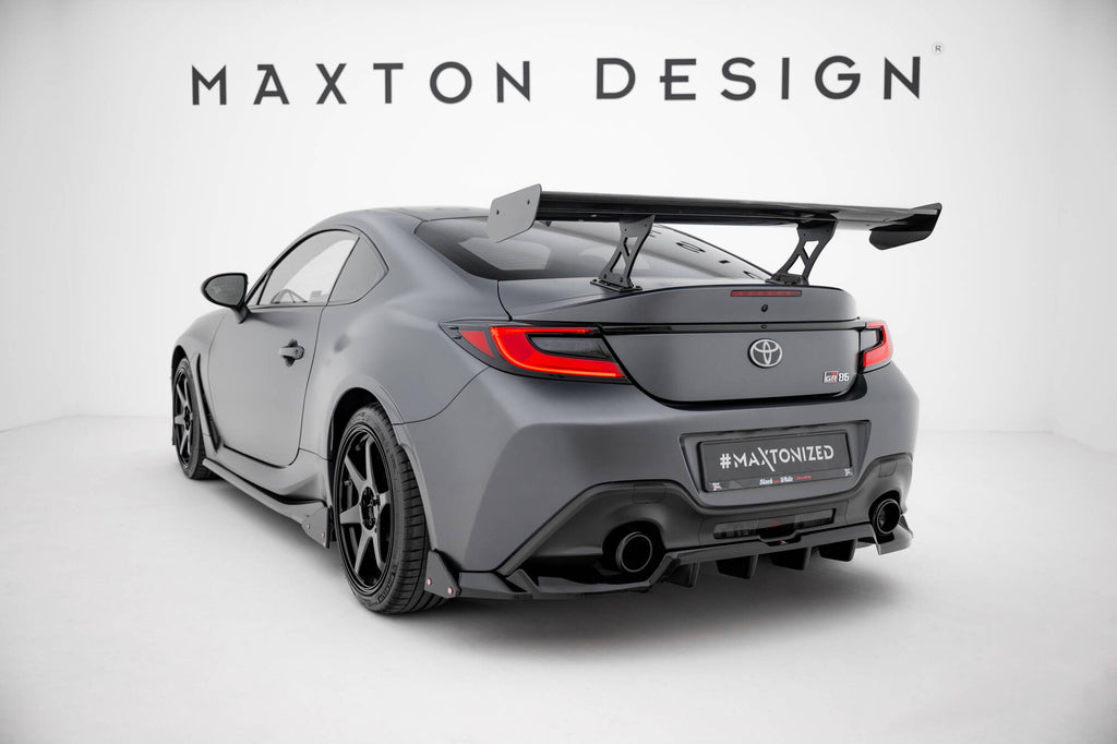 Maxton Design Carbon Spoiler With Internal Brackets Uprights Toyota GR86 / Subaru BRZ Mk2 für Toyota GR86 Mk1