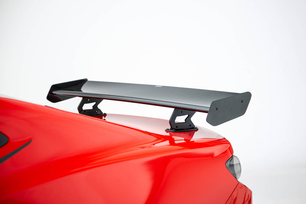 Maxton Design Carbon Spoiler With Internal Brackets Uprights Chevrolet Camaro SS Mk6 Facelift für Chevrolet Camaro Mk6 Facelift