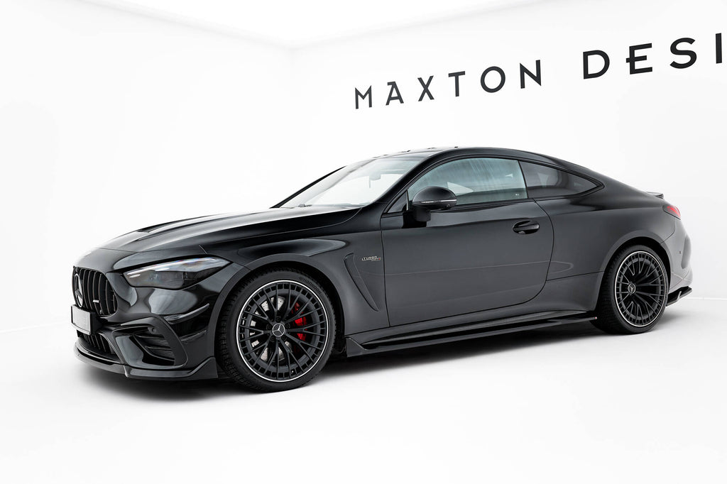 Maxton Design Street+ Seitenschweller Leisten passend für Mercedes-AMG CLE 53 C236 schwarz Hochglanz
