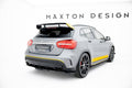 Maxton Design Street+ Mittlerer Diffusor RACE passend für V.1 Mercedes-Benz GLA 45 AMG schwarz Hochglanz