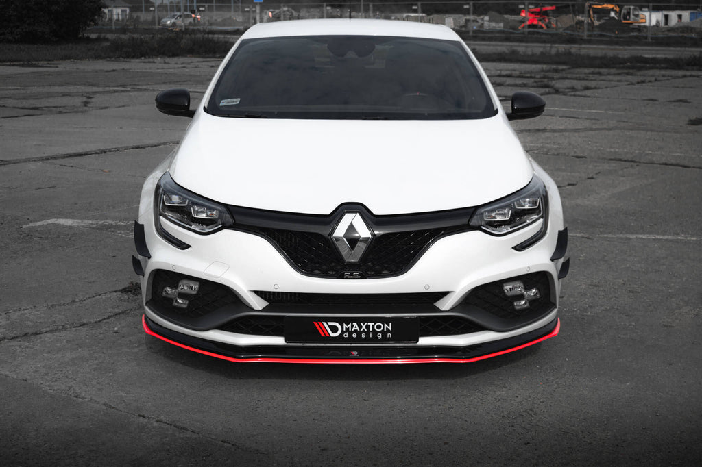 Maxton Design Street+ Spoilerlippe Front Ansatz V.3 passend für Renault Megane RS Mk4