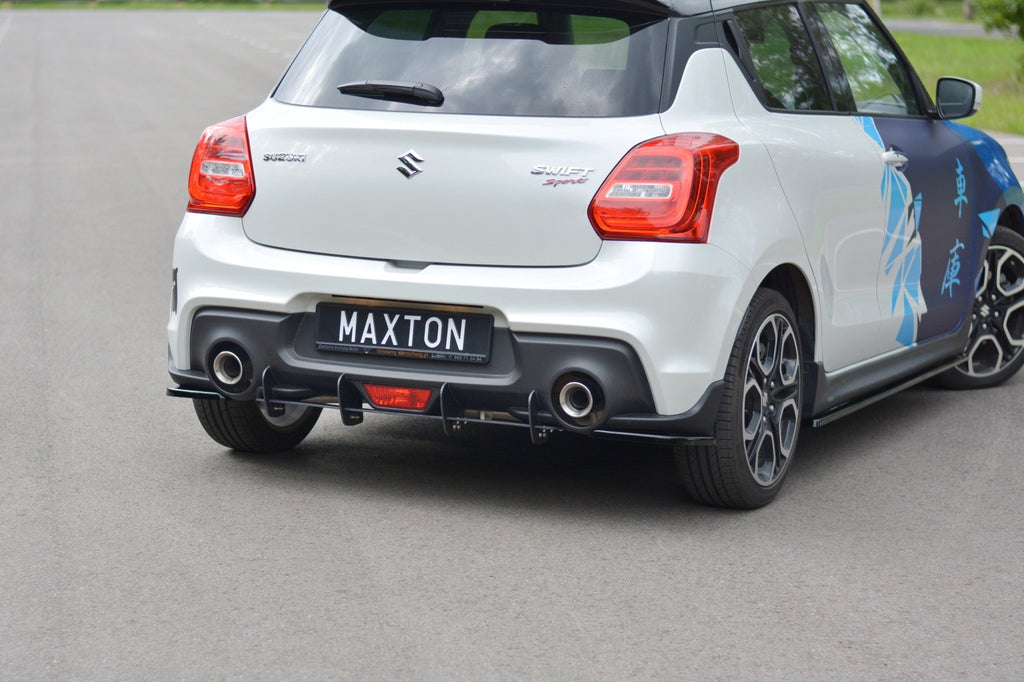 Maxton Design Diffusor Heck Ansatz passend für Heckschürze passend für SUZUKI SWIFT 6 SPORT