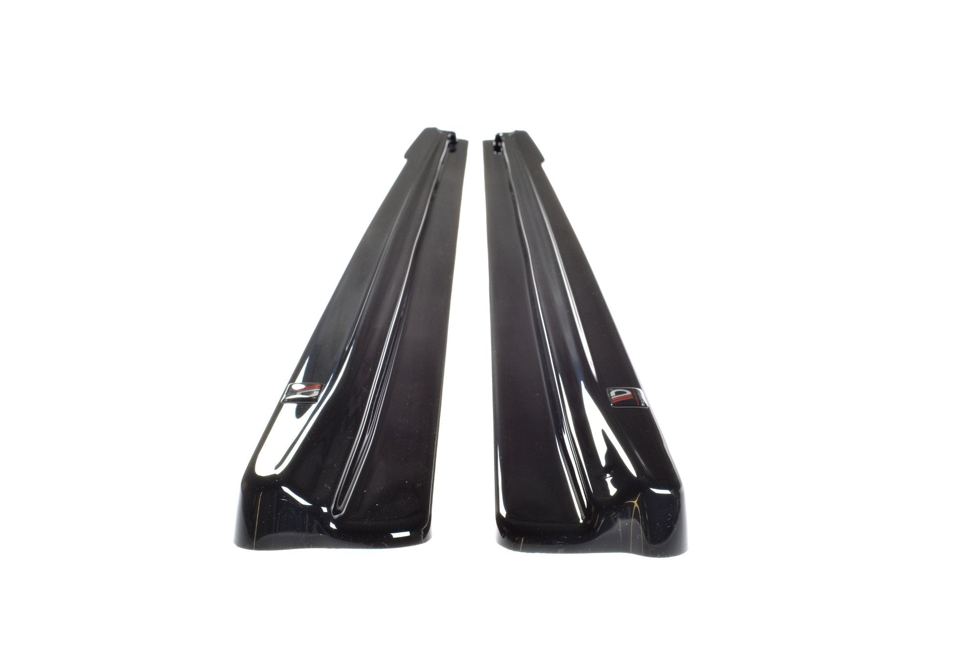 Maxton Design Street+ Seitenschweller Leisten passend für Abarth 500 Mk1 schwarz Hochglanz
