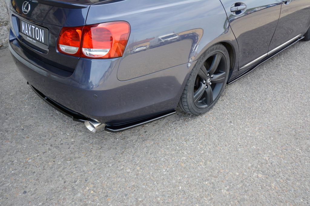 Maxton Design Heck Ansatz Flaps Diffusor für LEXUS GS MK.3 Carbon Look
