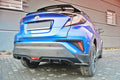 Maxton Design Diffusor Heck Ansatz passend für TOYOTA C-HR schwarz Hochglanz