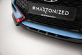 Maxton Design Street+ Spoilerlippe Front Ansatz V.2 passend für Hyundai Veloster N Mk2 schwarz Hochglanz