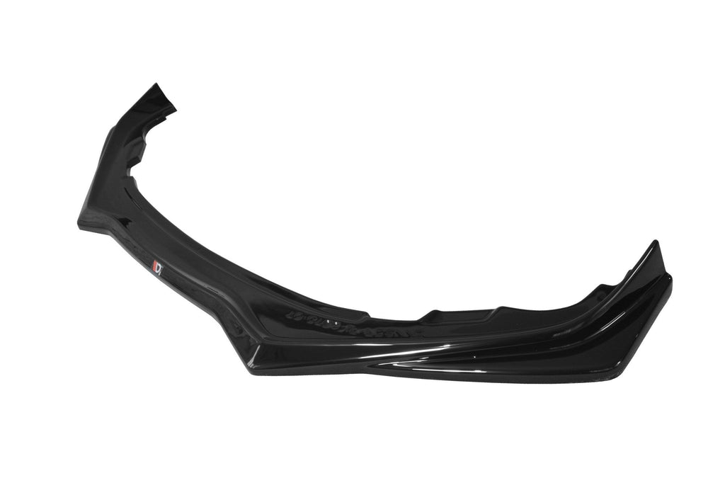 Maxton Design Street+ Spoilerlippe Front Ansatz V.2 passend für Toyota GT86 Facelift schwarz Hochglanz