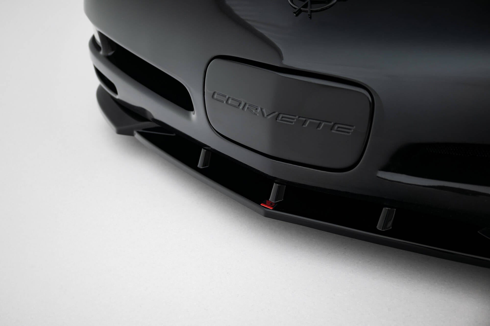 Maxton Design Street+ Spoilerlippe Front Ansatz passend für Chevrolet Corvette C5 schwarz Hochglanz
