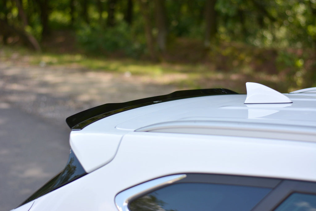 Maxton Design Spoiler CAP passend für Hyundai Tucson Mk3 Facelift schwarz Hochglanz