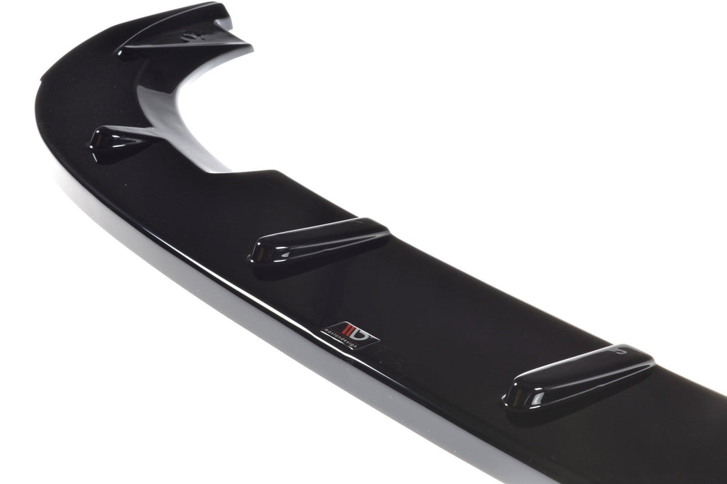Maxton Design Street+ Spoilerlippe Front Ansatz V.2 passend für Abarth 500 Mk1 schwarz Hochglanz