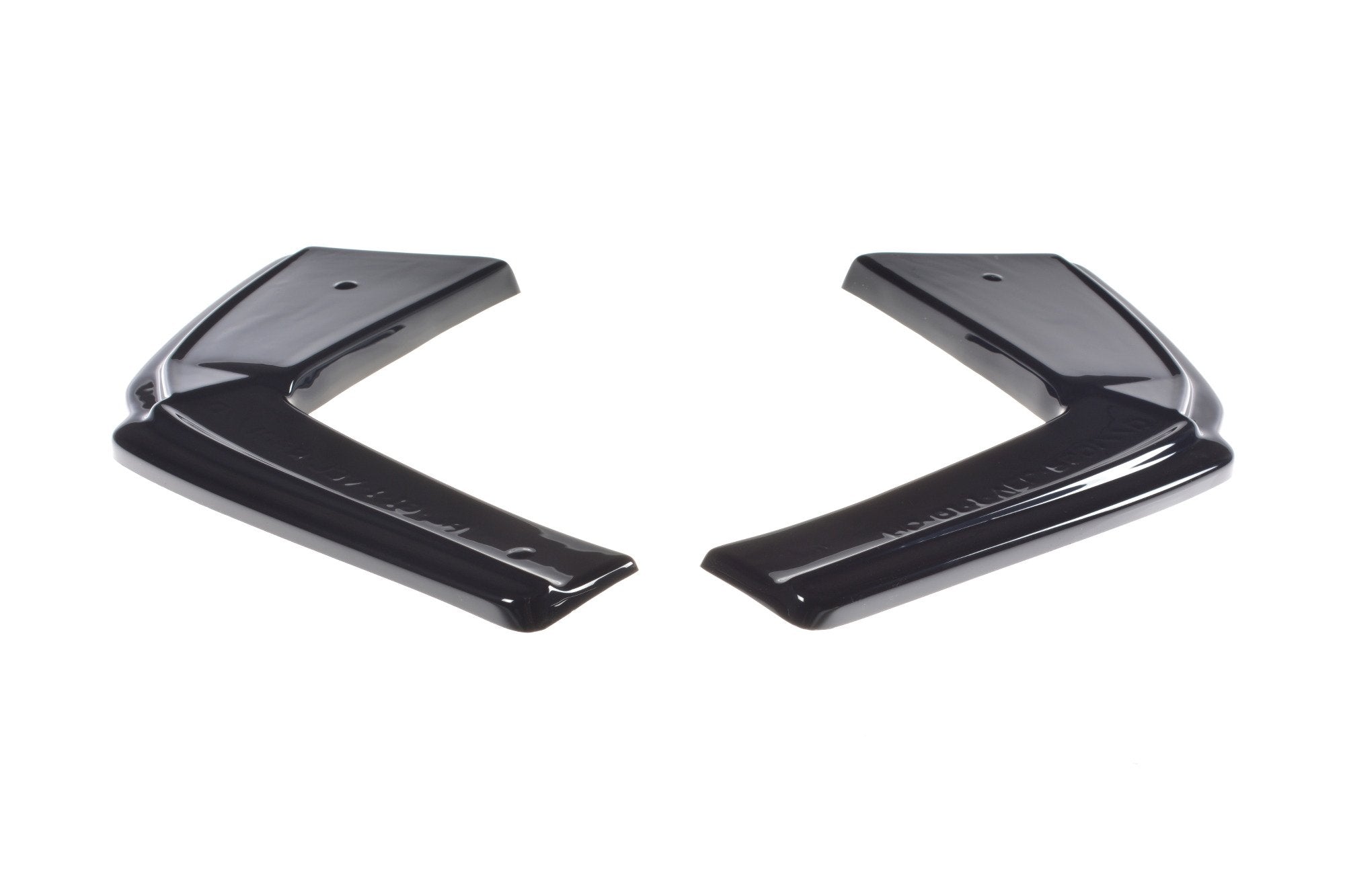 Maxton Design Heck Ansatz Flaps Diffusor passend für ALFA ROMEO GIULIA VELOCE schwarz Hochglanz