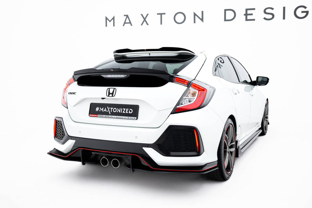 Maxton Design Street Pro Heck Ansatz Flaps Diffusor passend für Honda Civic Sport Mk 10