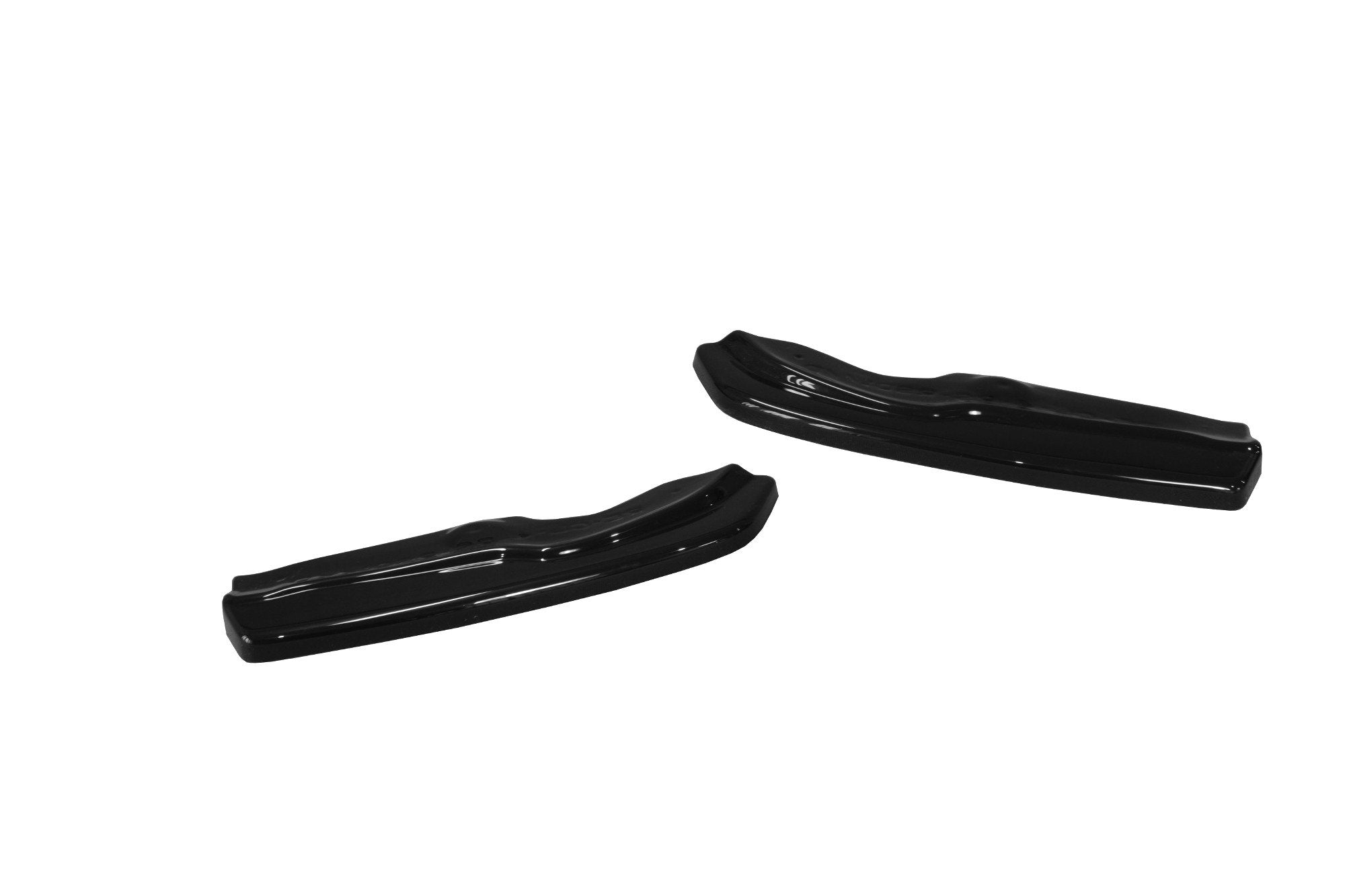 Maxton Design Heck Ansatz Flaps Diffusor passend für Renault Clio RS Mk4 schwarz Hochglanz