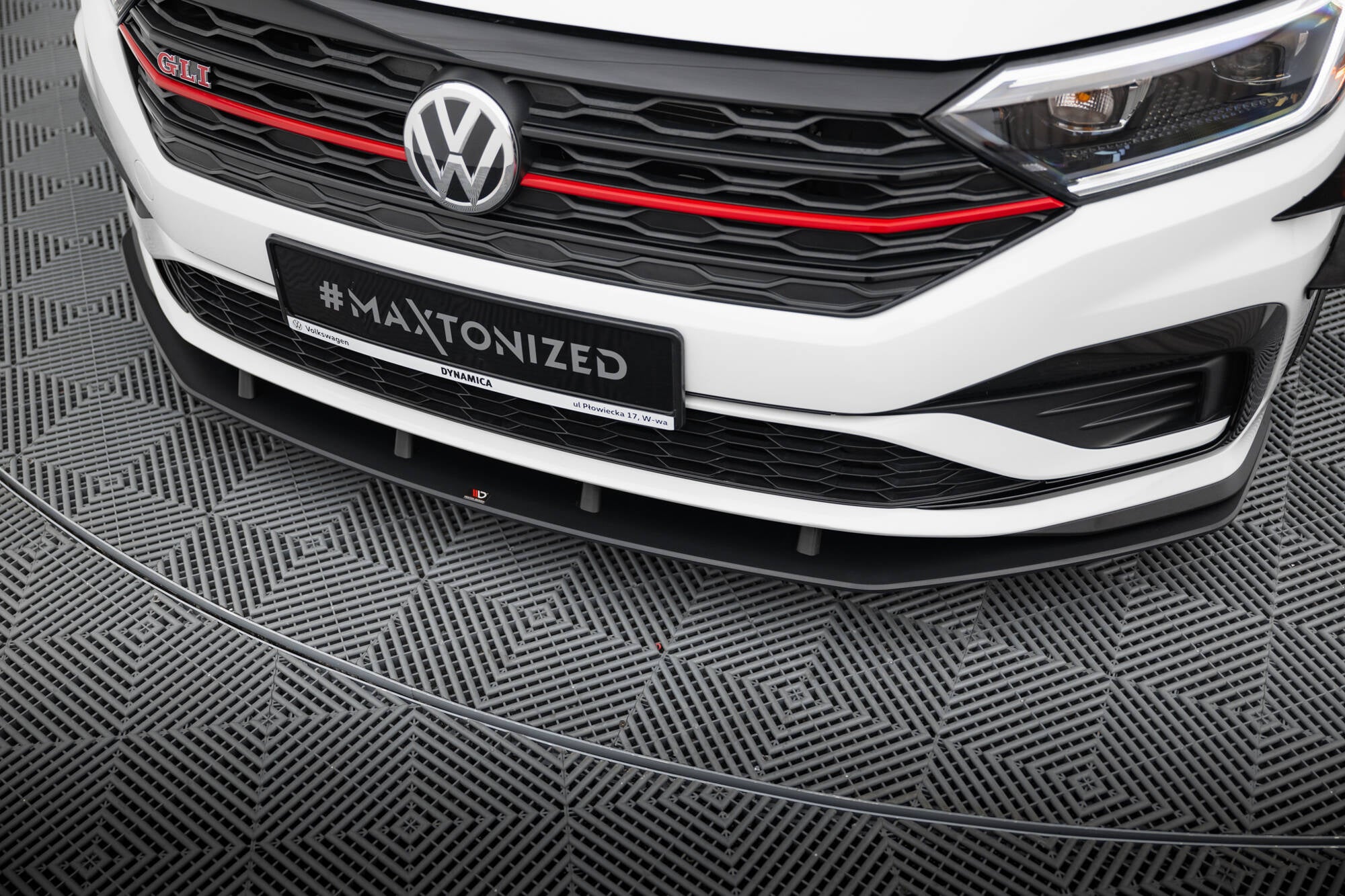 Maxton Design Street Pro Street+ Spoilerlippe Front Ansatz passend für VW Jetta GLI Mk7