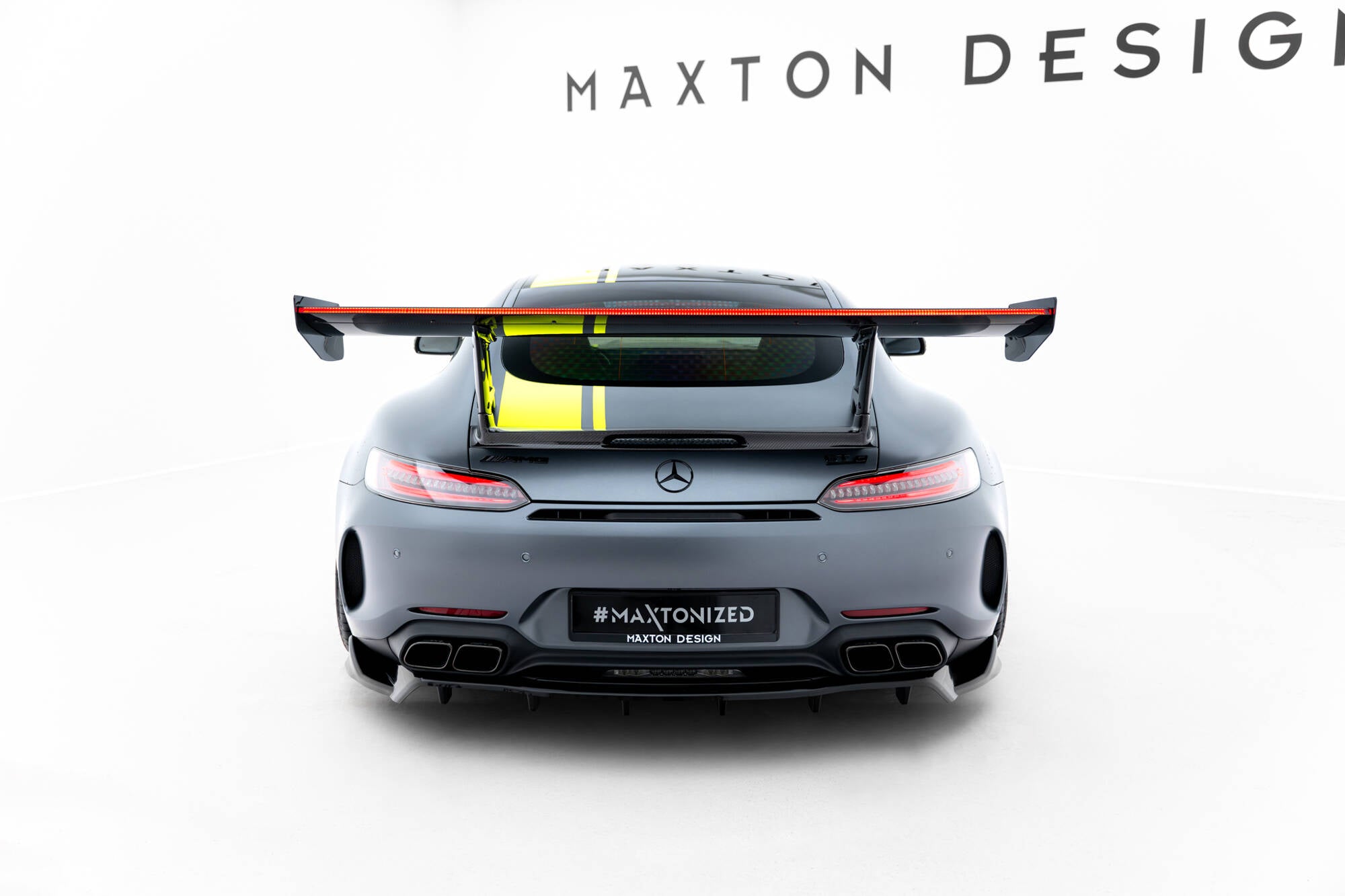 Maxton Design Carbon Spoiler + LED Mercedes-AMG GTR C190 Facelift für Mercedes-Benz AMG GT C190 Facelift
