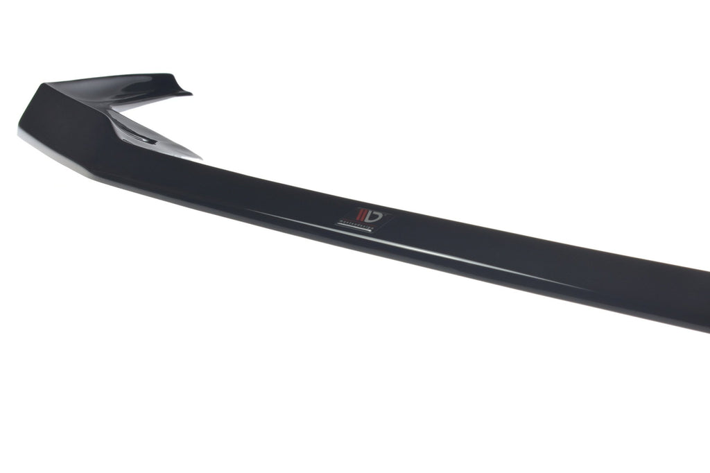 Maxton Design Street+ Spoilerlippe Front Ansatz V.1 passend für BMW M5 F90 schwarz Hochglanz
