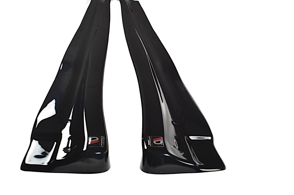 Maxton Design Seitenschweller Ansatz für MASERATI QUATTROPORTE MK.6 vor Facelift schwarz matt