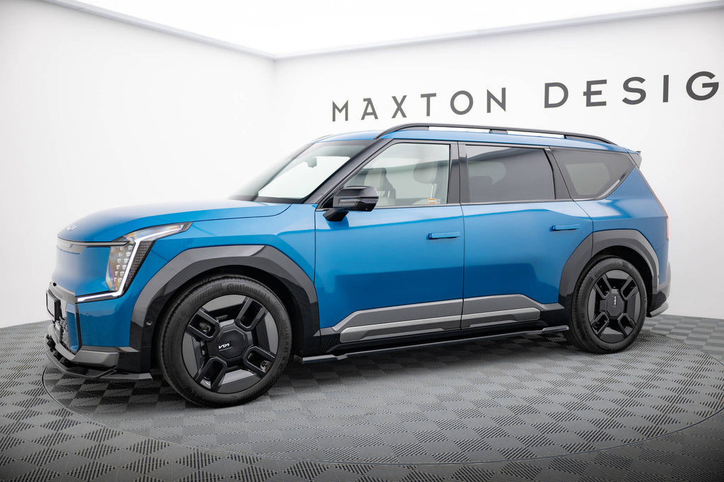 Maxton Design Street+ Seitenschweller Leisten passend für Kia EV9 GT-Line Mk1 schwarz Hochglanz