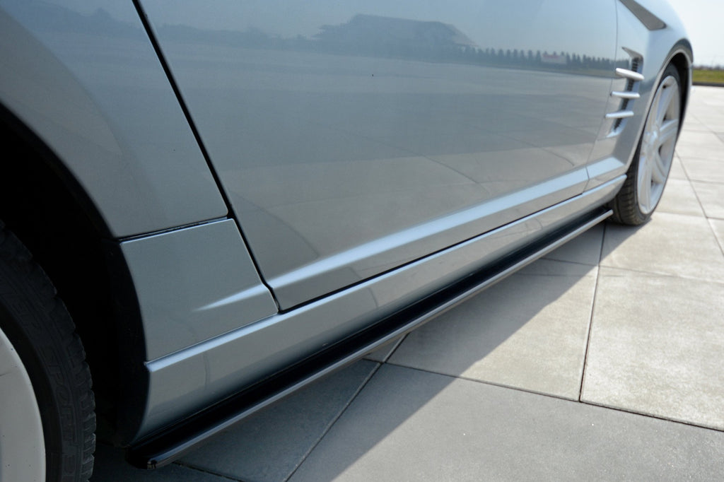 Maxton Design Street+ Seitenschweller Leisten passend für CHRYSLER CROSSFIRE schwarz Hochglanz