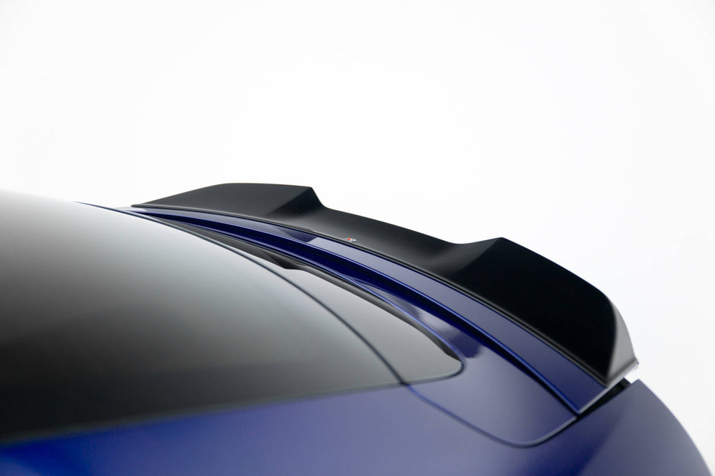 Maxton Design Spoiler CAP 3D passend für Porsche Taycan Turbo S Mk1 schwarz Hochglanz