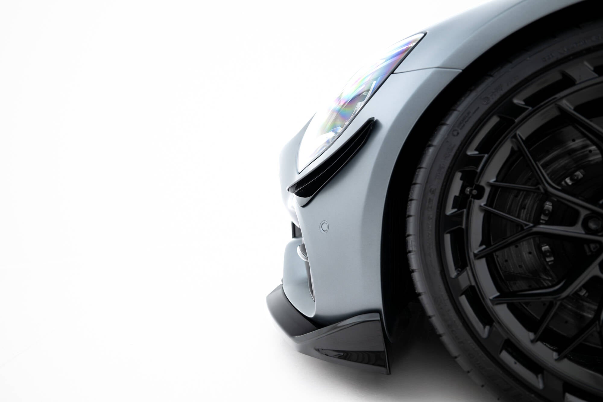 Maxton Design Stoßstangen Flaps Wings vorne Canards passend für Mercedes-AMG GT C C190 Facelift