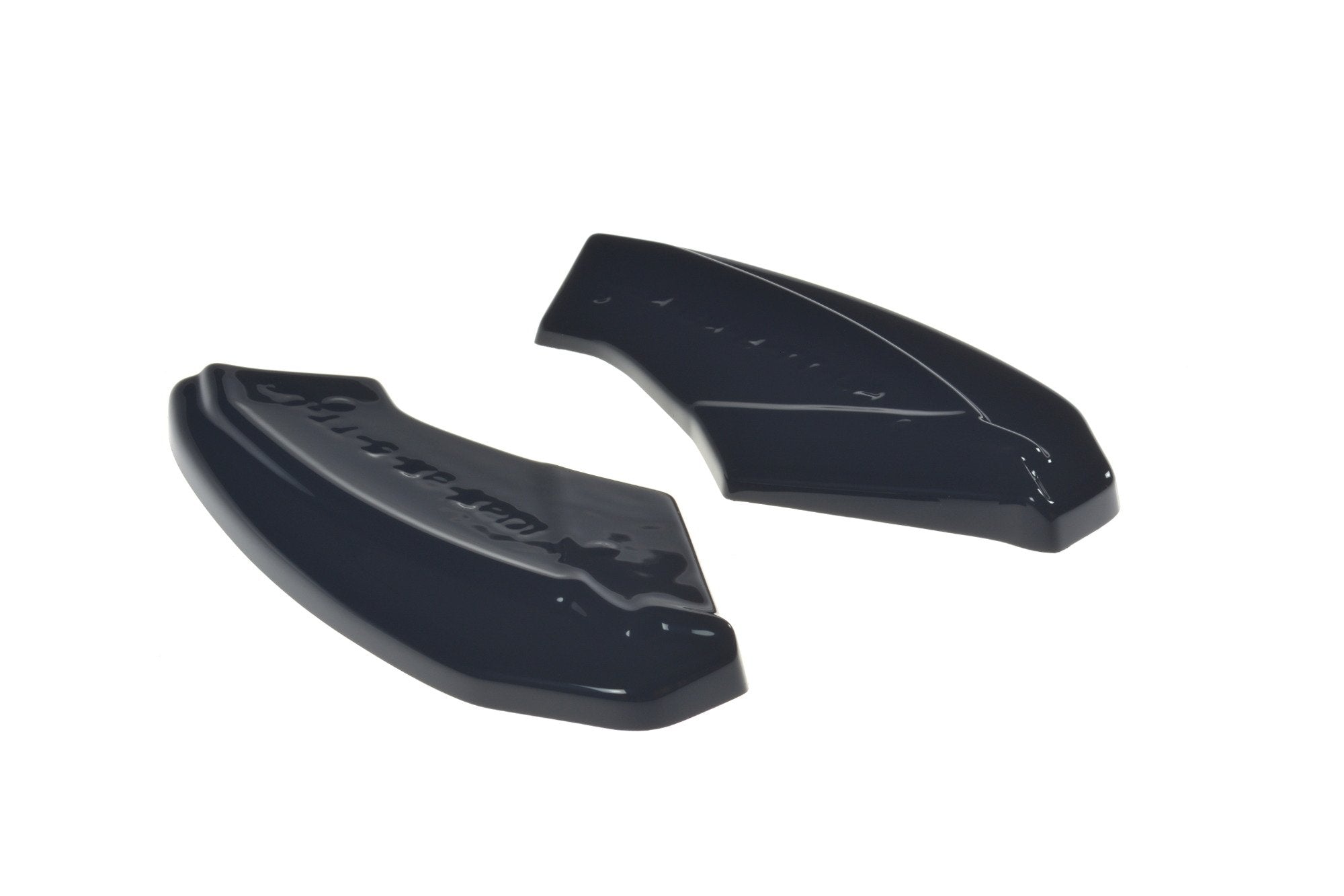 Maxton Design Heck Ansatz Flaps Diffusor passend für Audi TT RS 8S schwarz Hochglanz