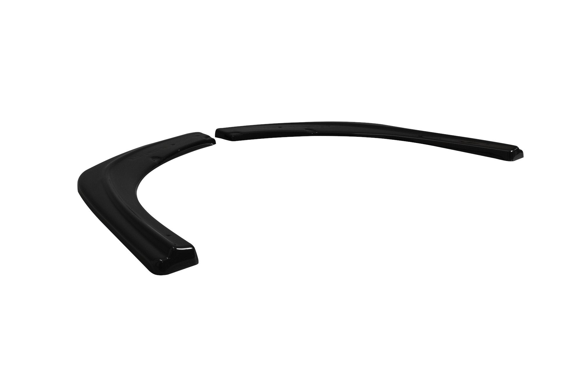 Maxton Design Heck Ansatz Flaps Diffusor passend für Ford Transit Custom Mk1 FL schwarz Hochglanz