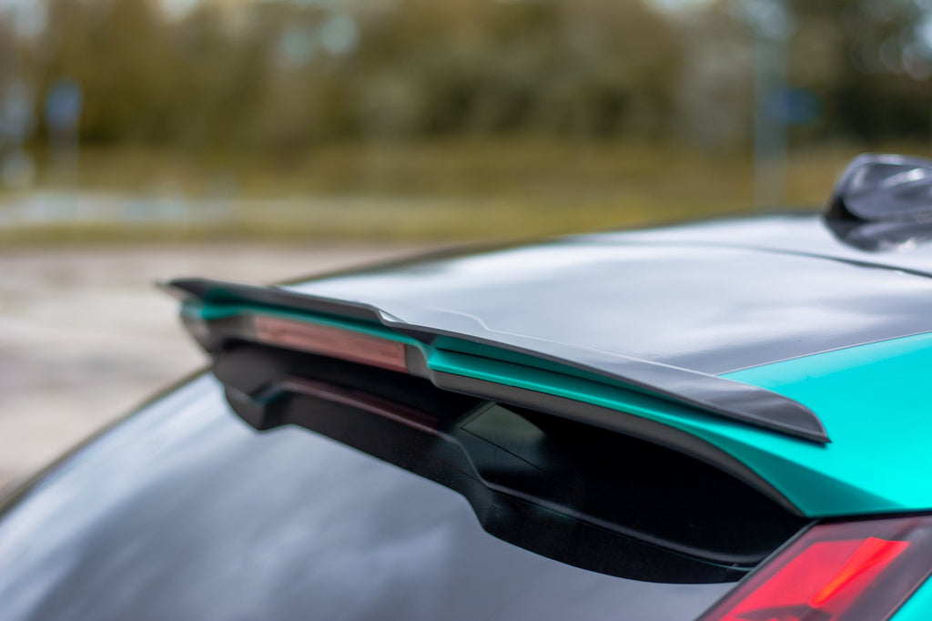 Maxton Design Spoiler CAP passend für Volvo V40 schwarz Hochglanz