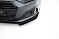 Maxton Design Street Pro Street+ Spoilerlippe Front Ansatz + Flaps passend für Audi A5 F5 Facelift schwarz Hochglanz