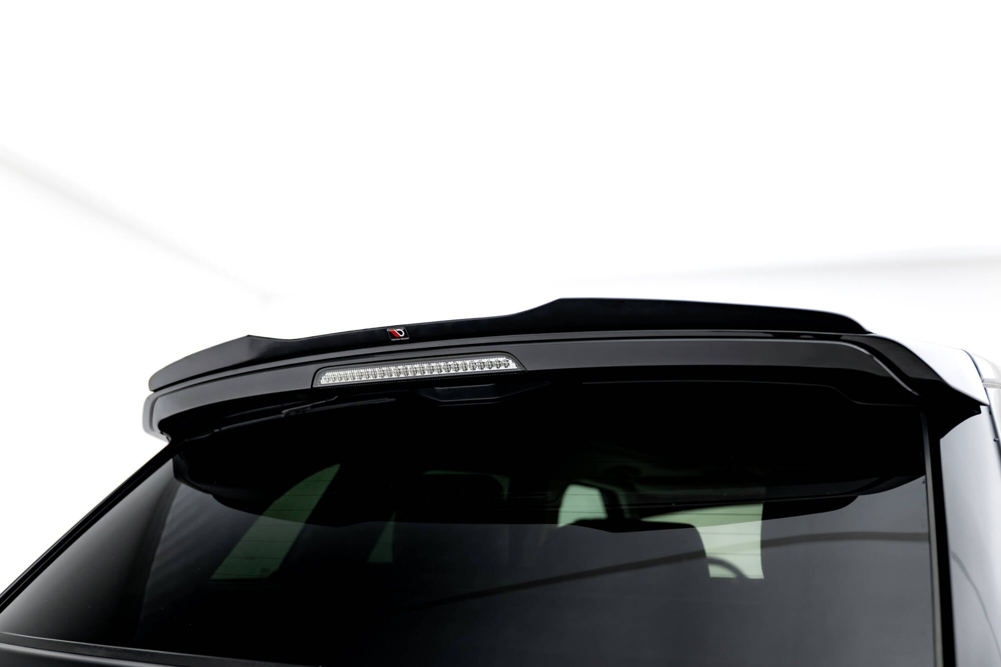 Maxton Design Spoiler CAP passend für Land Rover Range Rover Sport Mk2 schwarz Hochglanz