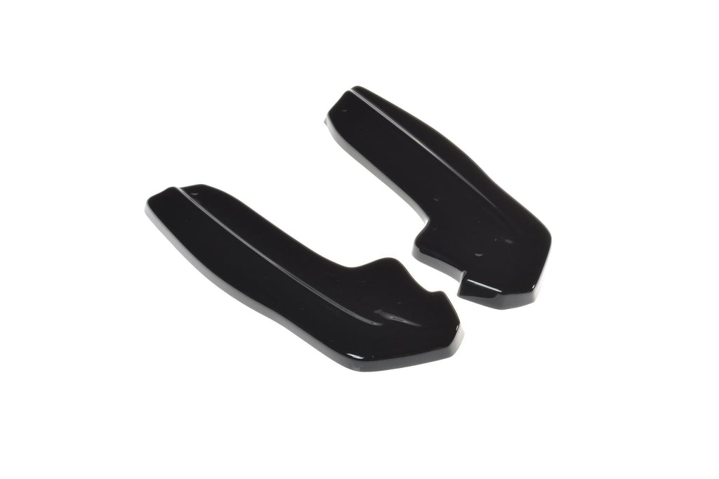 Maxton Design Heck Ansatz Flaps Diffusor V.1 passend für Ford Focus Hatchabck ST-Line schwarz Hochglanz
