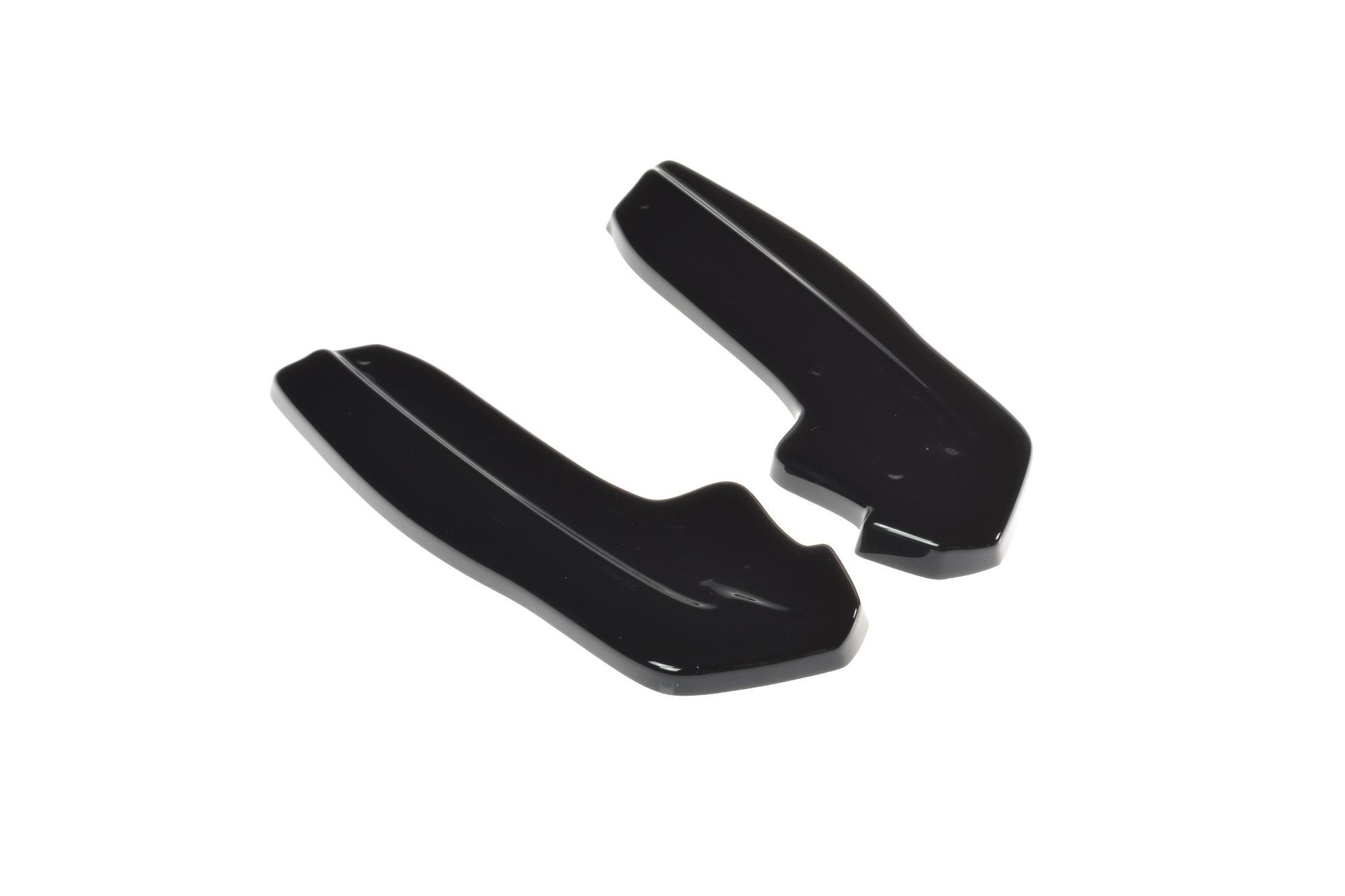Maxton Design Heck Ansatz Flaps Diffusor V.1 passend für Ford Focus Hatchabck ST-Line schwarz Hochglanz