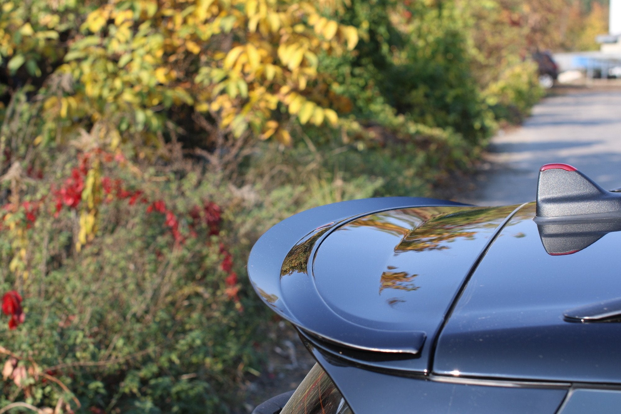 Maxton Design Spoiler CAP V.1 passend für Mini Cooper Clubman John Cooper Works F54 schwarz Hochglanz