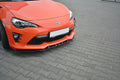 Maxton Design Street+ Spoilerlippe Front Ansatz V.3 passend für Toyota GT86 Facelift schwarz Hochglanz