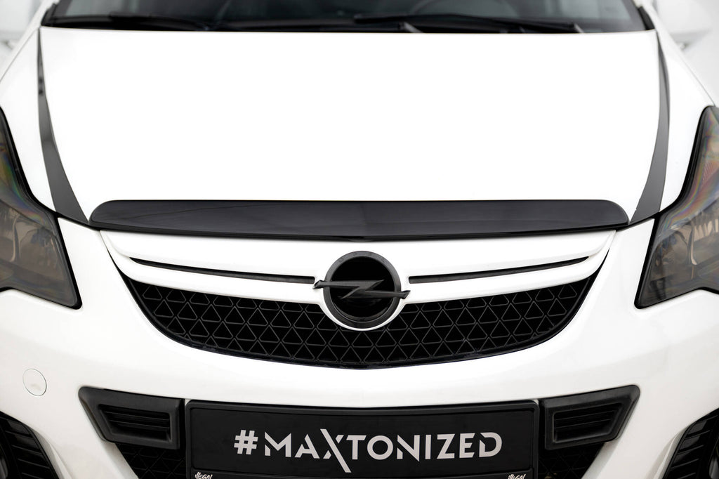 Maxton Design Maske Erweiterung Opel Corsa D OPC / VXR schwarz Hochglanz für Opel Corsa OPC D (Mk4)