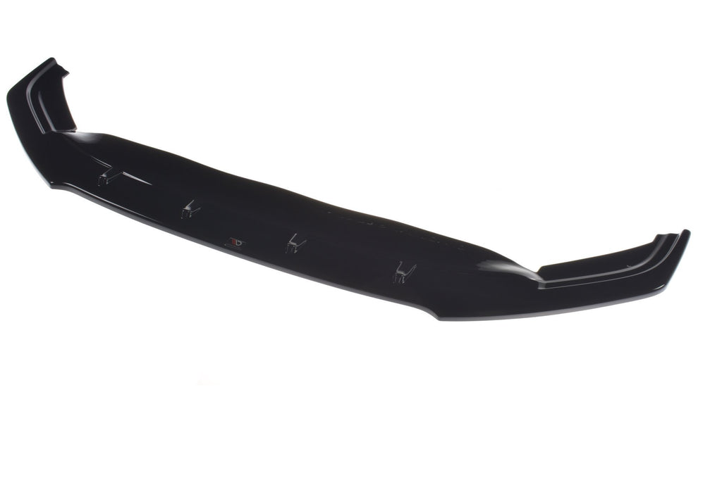 Maxton Design Street+ Spoilerlippe Front Ansatz V.1 passend für VW Passat R-Line B8 schwarz Hochglanz