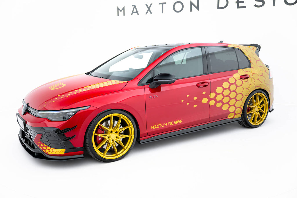 Maxton Design Street Pro Street+ Seitenschweller Leisten passend für VW Golf GTI Clubsport Mk8 Facelift