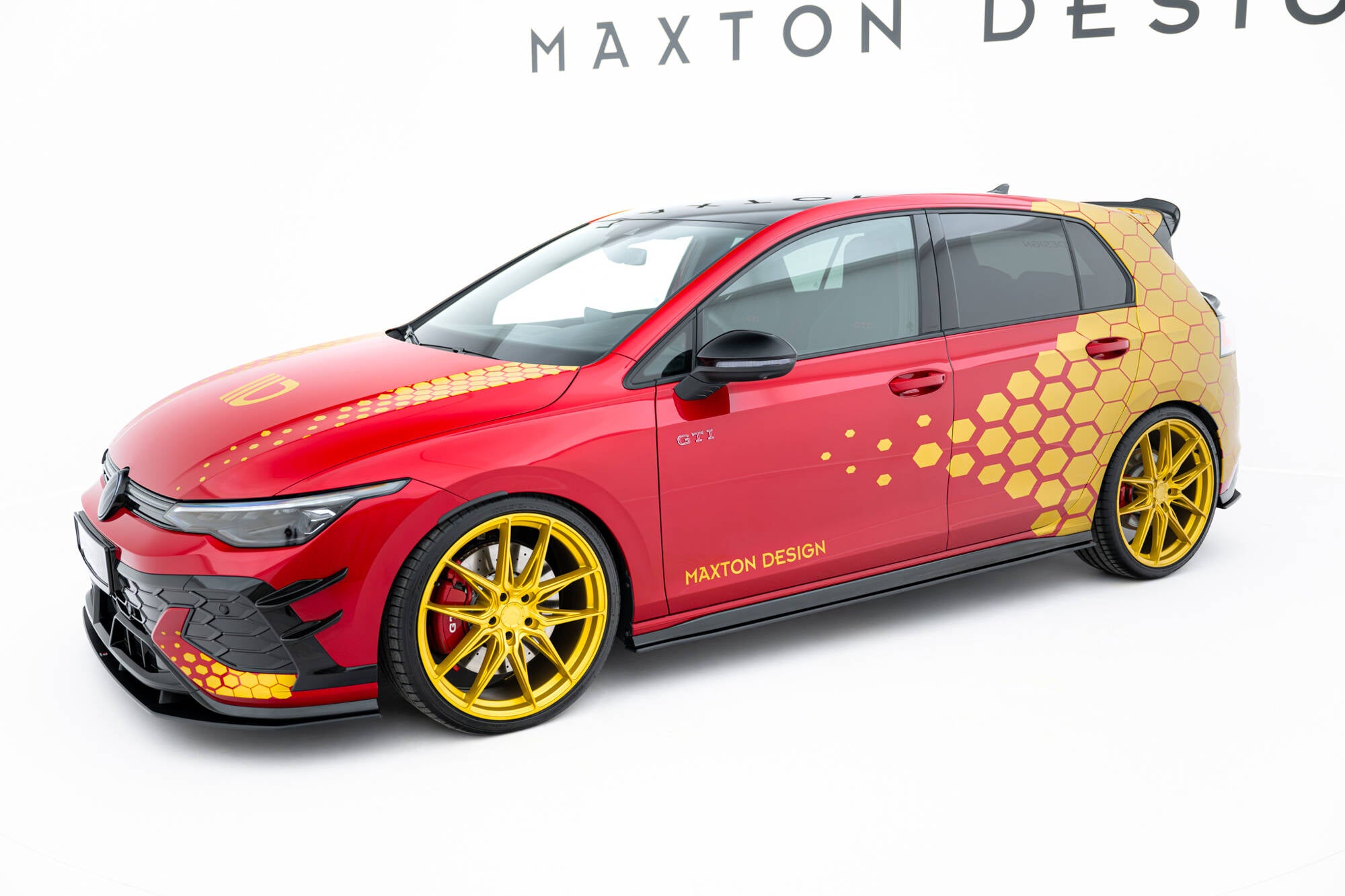 Maxton Design Street Pro Street+ Seitenschweller Leisten passend für VW Golf GTI Clubsport Mk8 Facelift