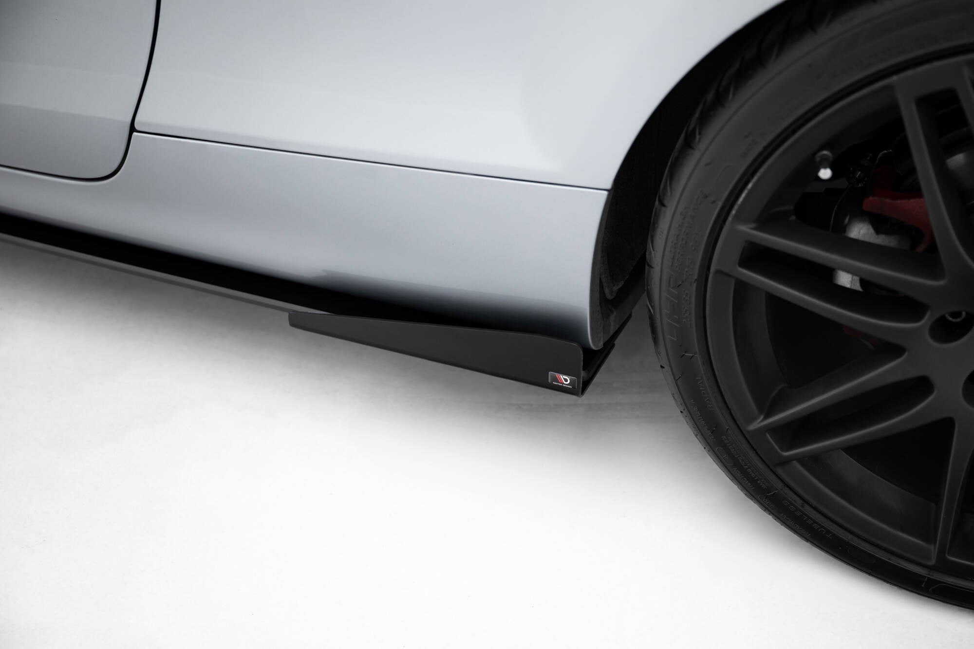 Maxton Design Street Pro Street+ Seitenschweller Leisten + Flaps passend für Audi TT S / TT S-Line 8J Facelift schwarz Hochglanz