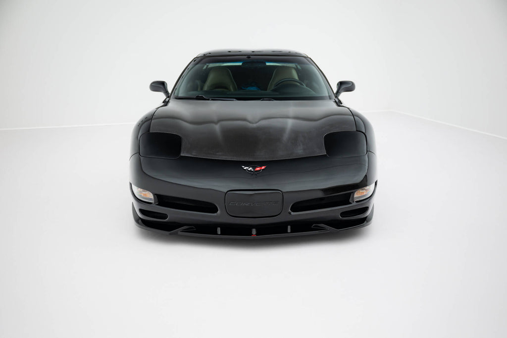 Maxton Design Street+ Spoilerlippe Front Ansatz passend für Chevrolet Corvette C5 schwarz Hochglanz