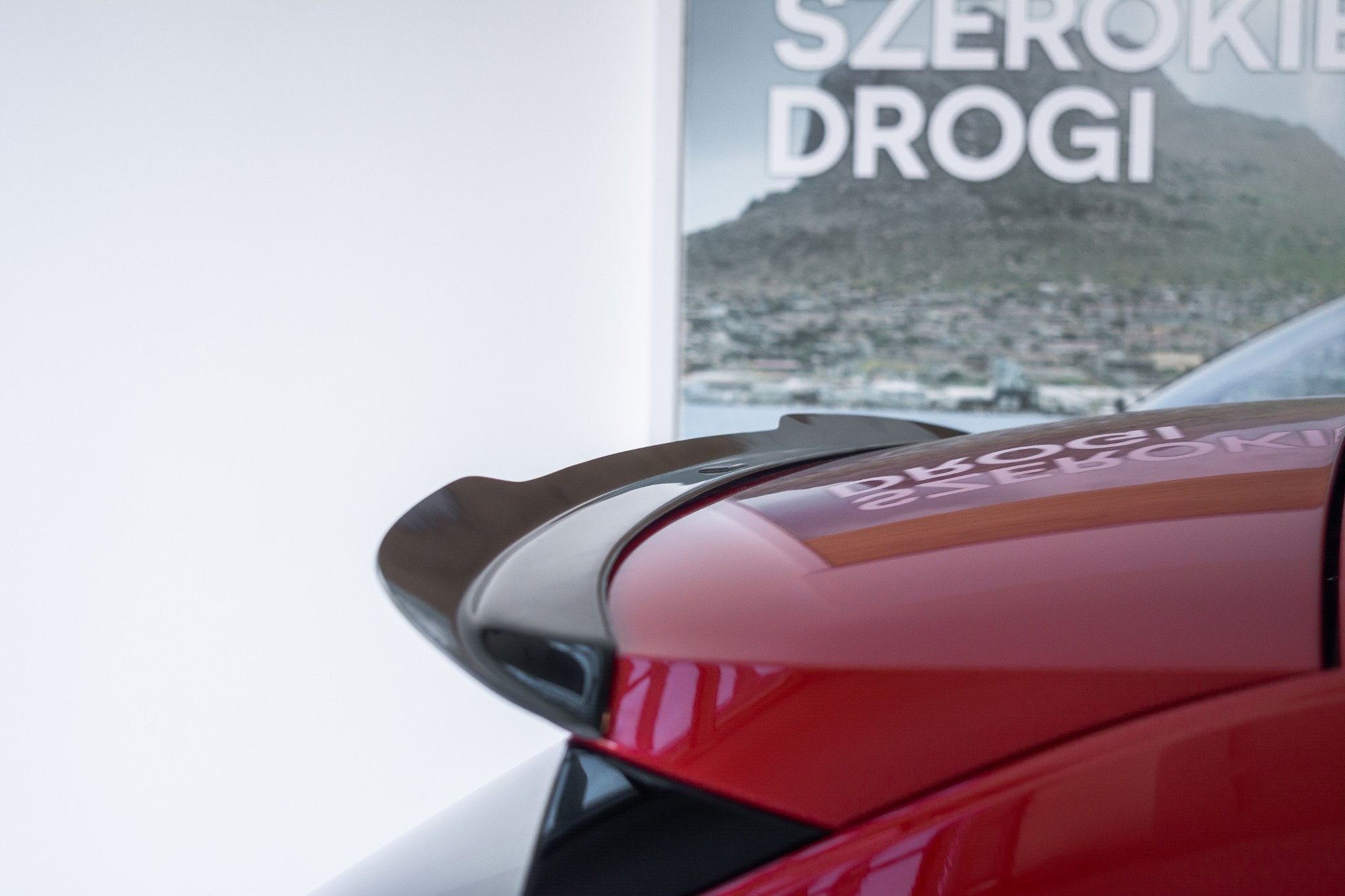 Maxton Design Spoiler CAP passend für Skoda Scala Image Scala schwarz Hochglanz