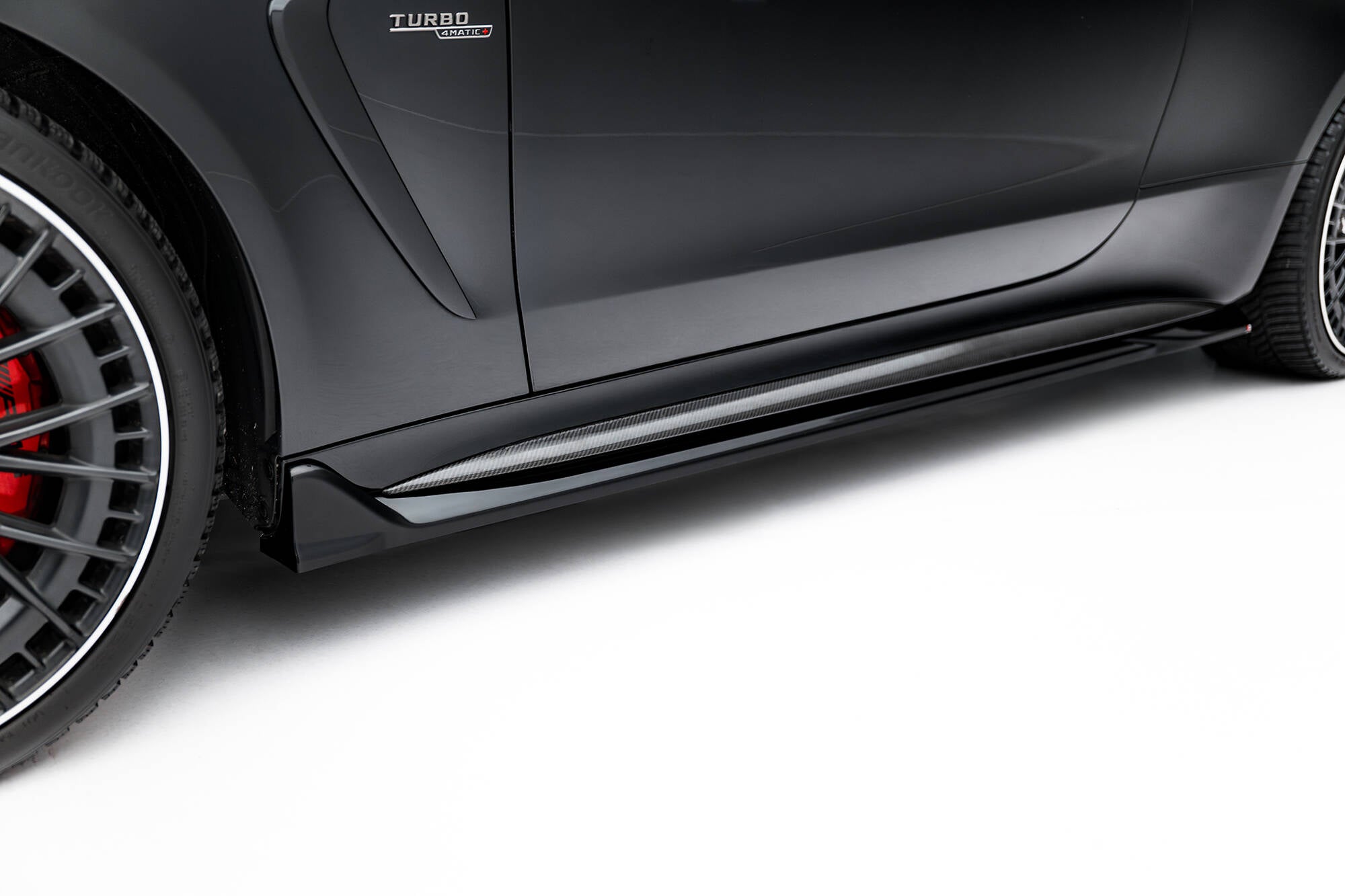 Maxton Design Street+ Seitenschweller Leisten passend für Mercedes-AMG CLE 53 C236 schwarz Hochglanz