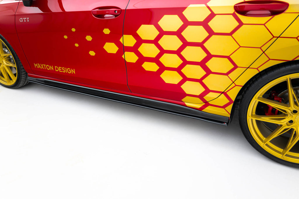 Maxton Design Street Pro Street+ Seitenschweller Leisten passend für VW Golf GTI Clubsport Mk8 Facelift