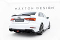 Maxton Design Spoiler CAP 3D passend für Audi RS3 Limousine 8V / 8V Facelift schwarz Hochglanz
