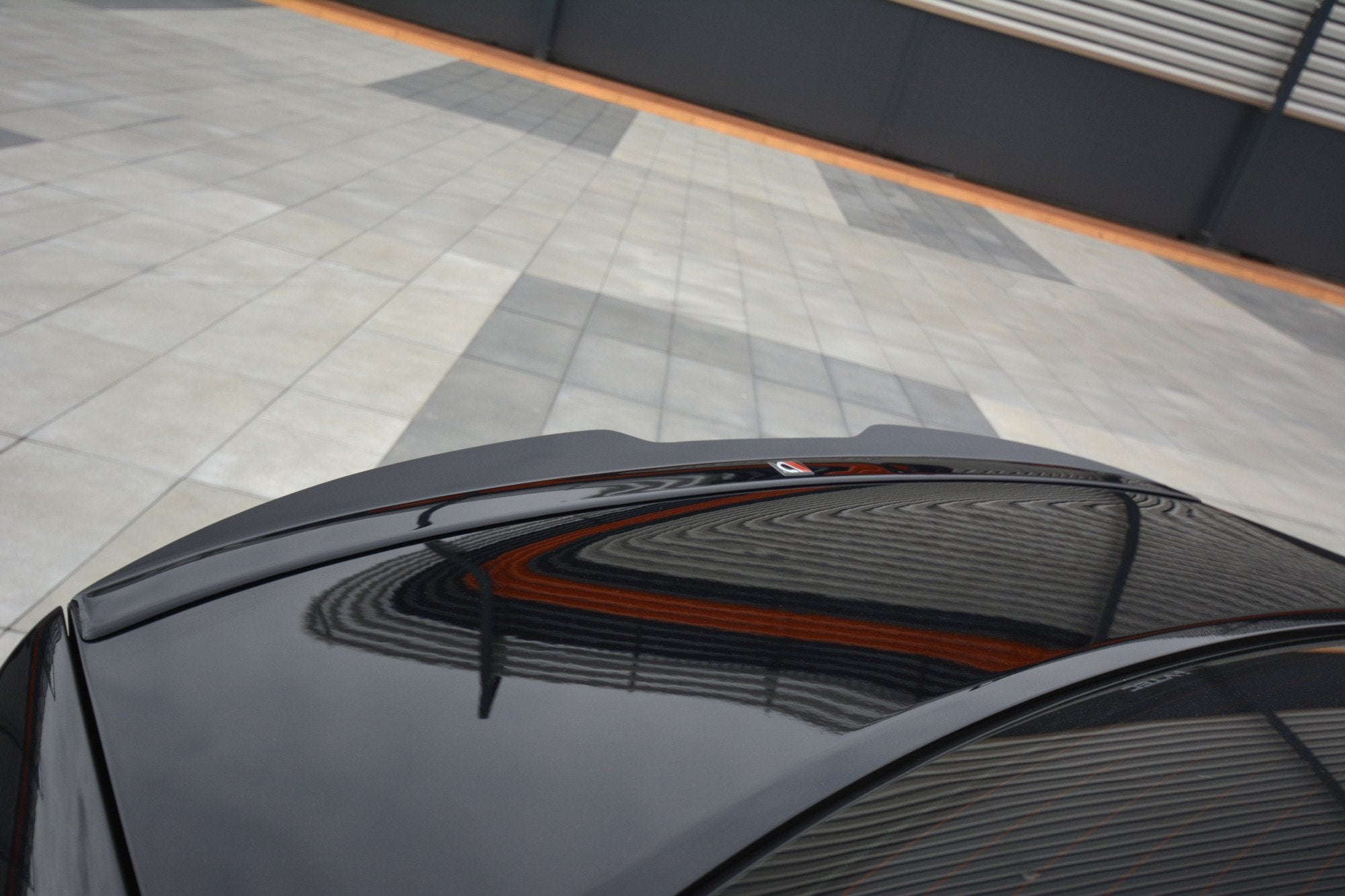 Maxton Design Spoiler CAP passend für HONDA ACCORD MK8. CU-Serie vor Facelift SEDAN schwarz Hochglanz