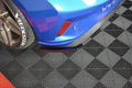 Maxton Design Heck Ansatz Flaps Diffusor V.1 passend für Ford Focus Hatchabck ST-Line schwarz Hochglanz
