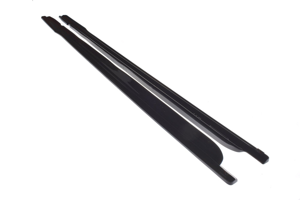 Maxton Design Street+ Seitenschweller Leisten passend für Skoda Superb Liftback / Combi Mk3 Facelift schwarz Hochglanz